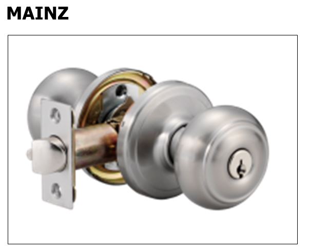 Dorma Knob Type Lockset Mainz Grade 3 New Gold Bond Marketing