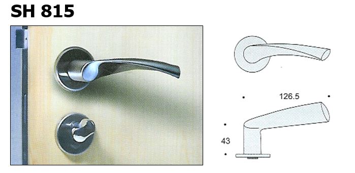 Dorma Stainless Lever Handles Sh814 Sh815 Sh816 Sh817 Sh818 New